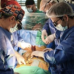 Imagen Realizaron segundo reemplazo de válvula aórtica vía axilar