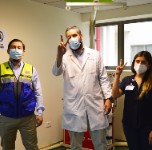 Imagen Funcionarios recibieron segunda dosis de vacuna contra COVID-19